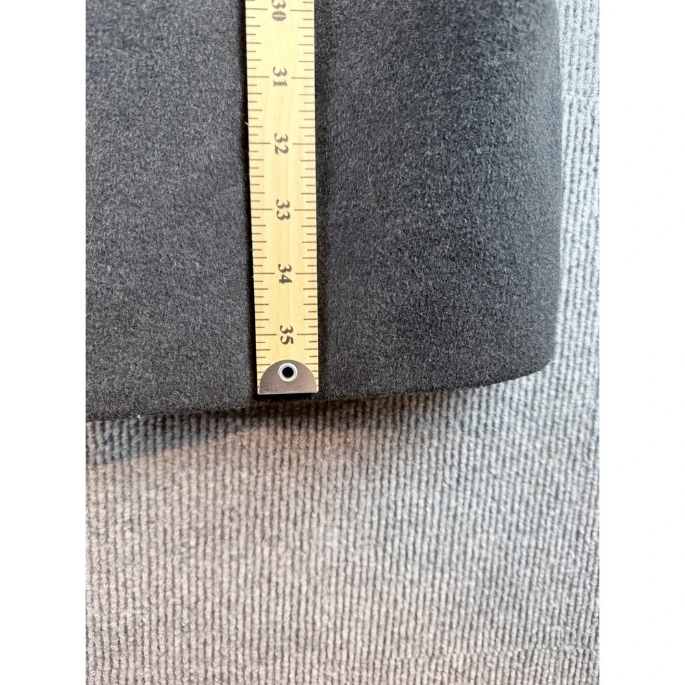 Banana Republic Mens Wool Cashmere Blend Car Coat Charcoal Gray Small RN 54023